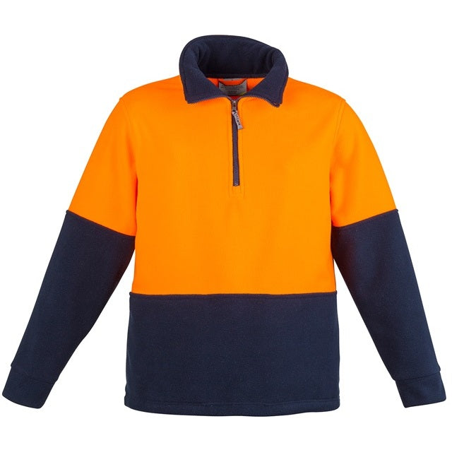 Syzmik ZT460 Unisex HiVis Half Zip Polar Fleece Jumper