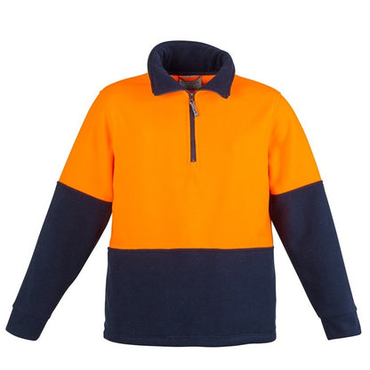 Syzmik ZT460 Unisex HiVis Half Zip Polar Fleece Jumper