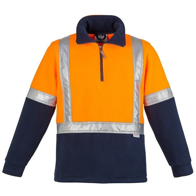 Syzmik ZT462 Mens HiVis Polar Fleece Jumper Shoulder Tape