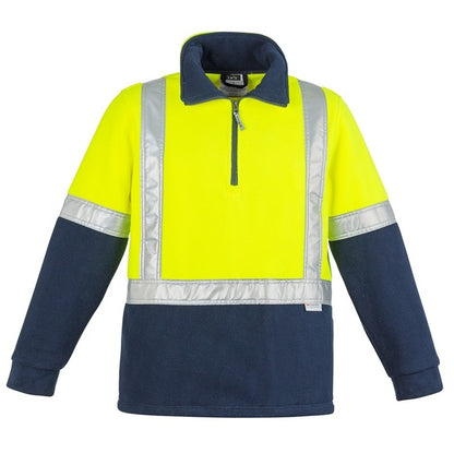 Syzmik ZT462 Mens HiVis Polar Fleece Jumper Shoulder Tape