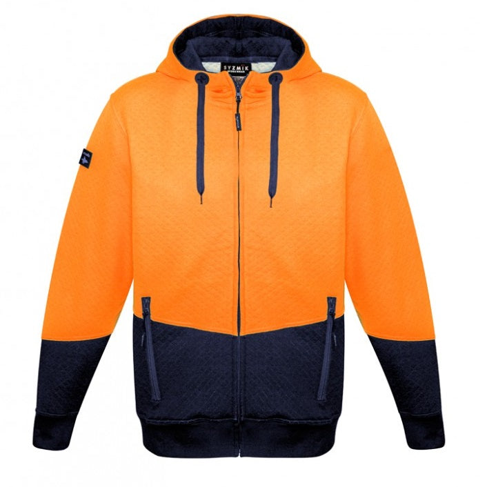 Syzmik ZT478 DISCONTINUED Unisex HiVis Jacquard Full Zip Hoodie