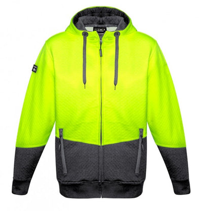 Syzmik ZT478 DISCONTINUED Unisex HiVis Jacquard Full Zip Hoodie