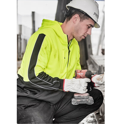 Syzmik ZT485 Unisex HiVis Zip Hoodie