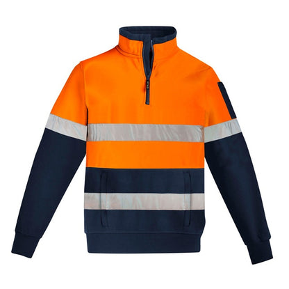 Syzmik ZT567 Mens HiVis 1/4 Zip Pullover - Hoop Taped