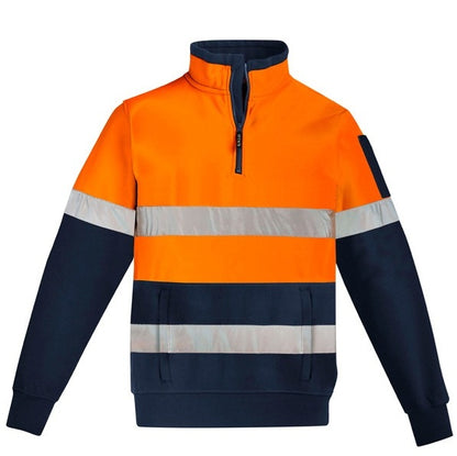 Syzmik ZT567 Mens HiVis 1/4 Zip Pullover - Hoop Taped