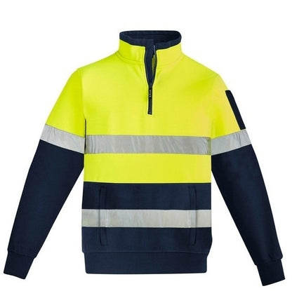 Syzmik ZT567 Mens HiVis 1/4 Zip Pullover - Hoop Taped