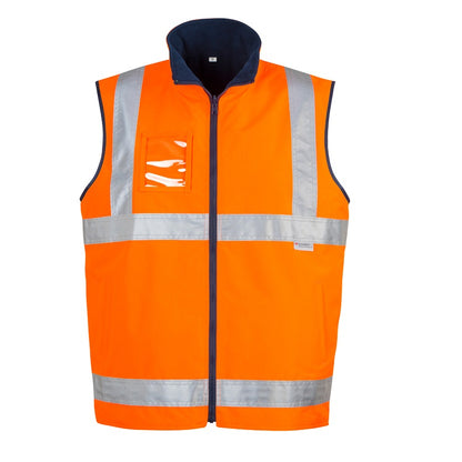 Syzmik ZV358 Mens HiVis Waterproof Lightweight Reversible Vest