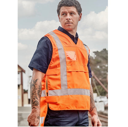 Syzmik ZV697 Unisex Hi Vis NSW Rail Vest
