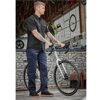 Syzmik ZW001S Mens Midweight Drill Cargo Pant Stout