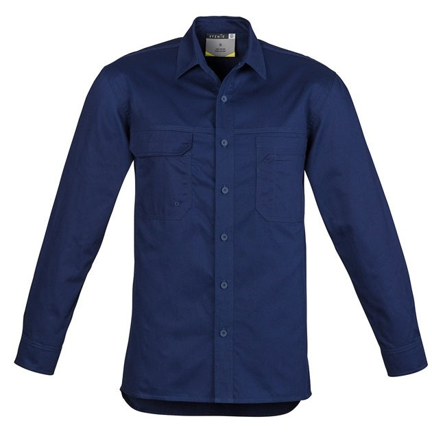 Syzmik ZW121 Mens Light Weight Tradie L/S Shirt