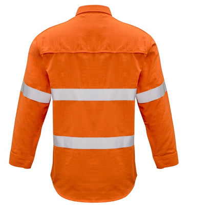 Syzmik ZW134 Mens Fire Amour Closed Front Hoop Taped Shirt