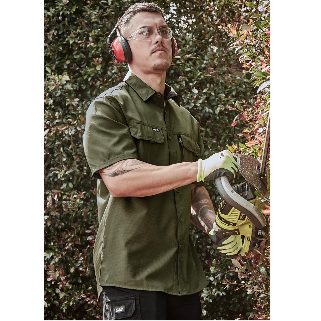 Syzmik ZW465 Mens Outdoor S/S Shirt