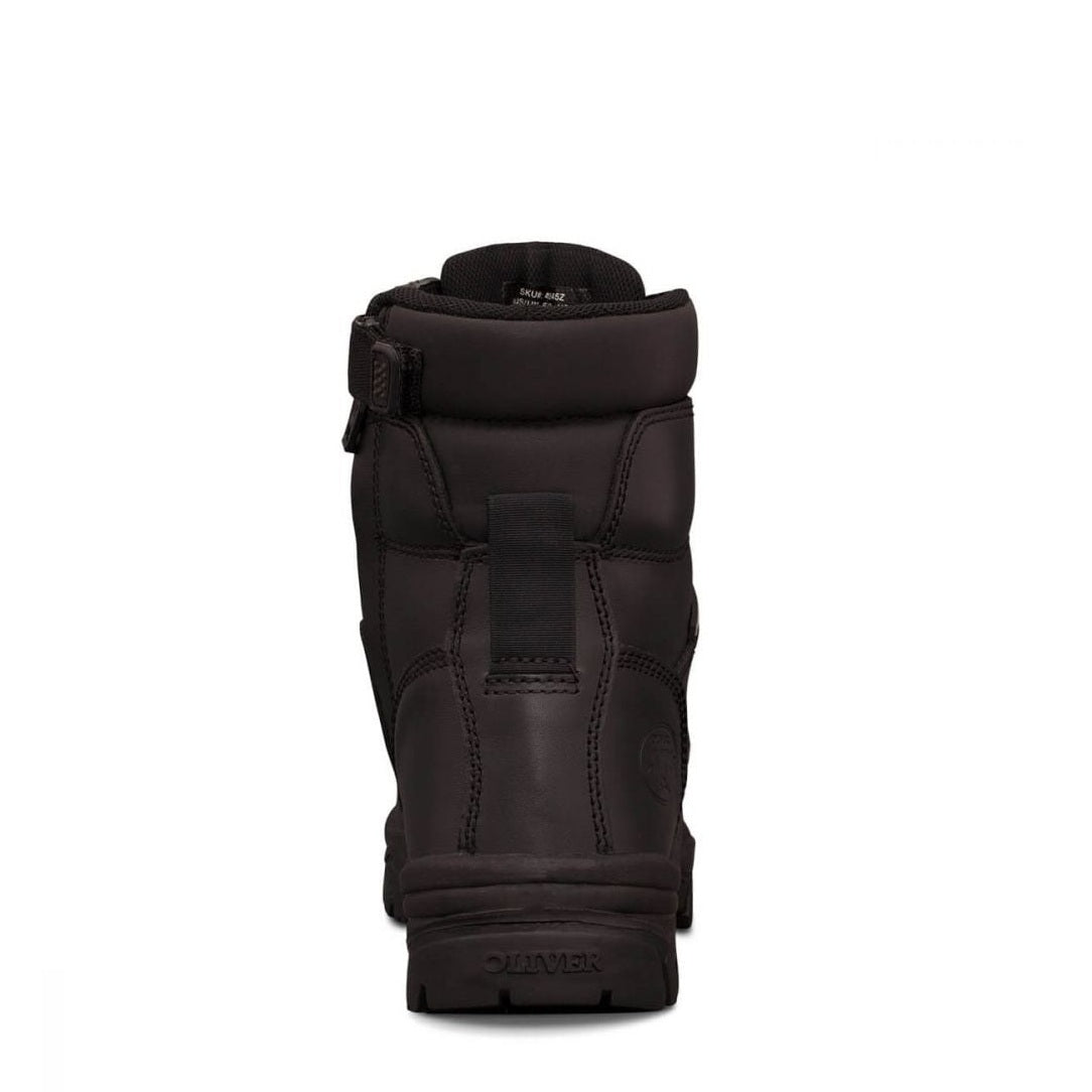 Oliver 45-645Z Black Zip Side Composite Safety Boots Black