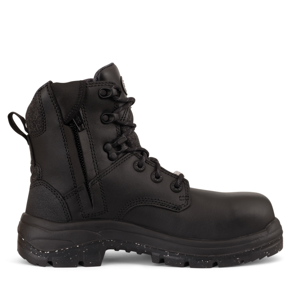 Black Leather Oliver 59-446Z 150mm Womens Zip Sided Composite Boot