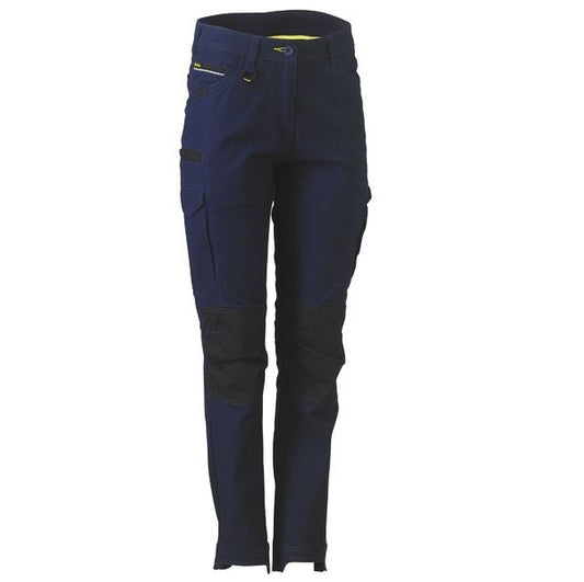 Bisley BPL6044 Women's Flex&Move™ Work Cargo Pants - Navy colour - Front view