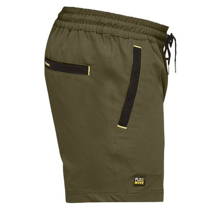 Bisley BSH1331 Flex&Move™ 4-Way Stretch Elastic Waist Short