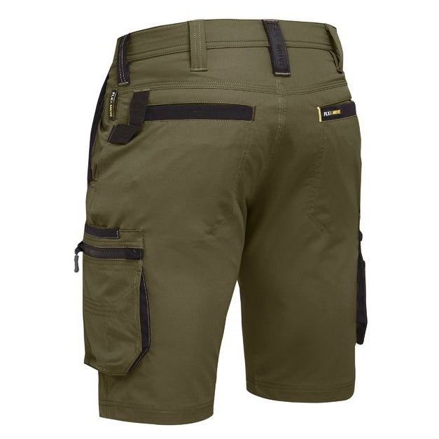 Bisley BSHC1332 Flex&Move™ 4-Way Stretch Zip Cargo Short