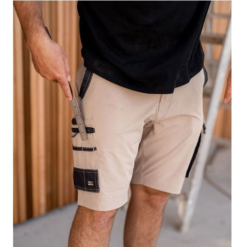 Bisley BSHC1332 Flex&Move™ 4-Way Stretch Zip Cargo Short