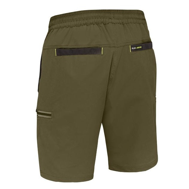 Bisley BSHC1333 Flex&Move™ 4-Way Stretch Elastic Waist Cargo Shorts