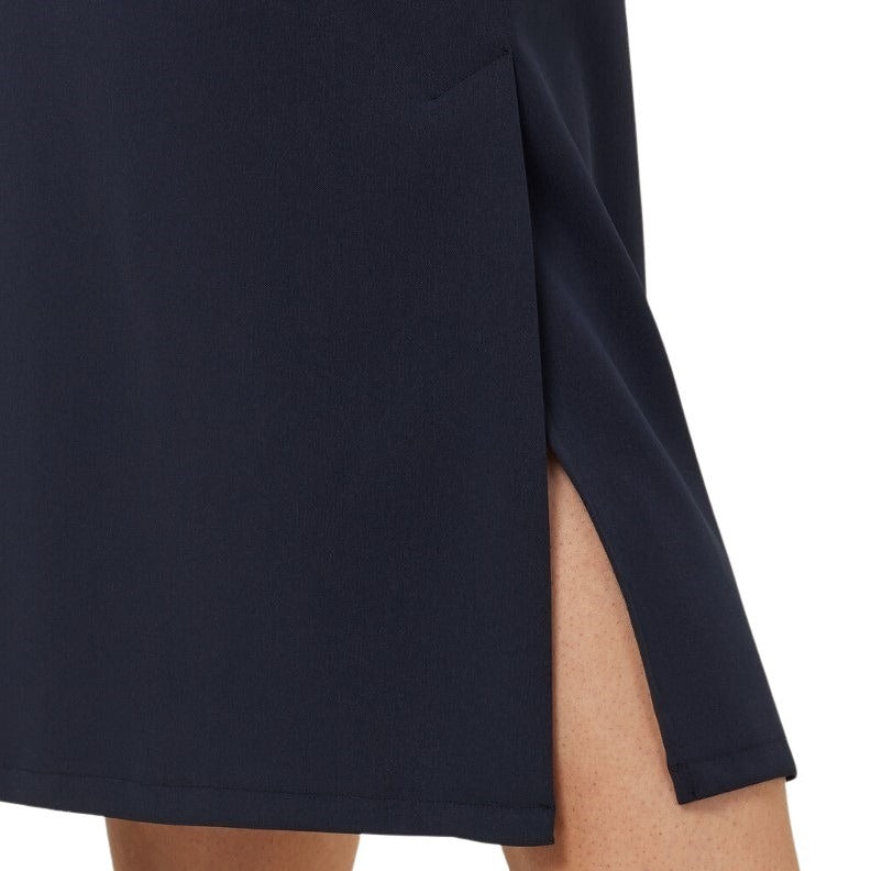 NNT CAT2RV Crepe Stretch Women's Midi Length A-Line Skirt