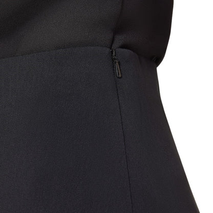 NNT CAT2RV Crepe Stretch Women's Midi Length A-Line Skirt