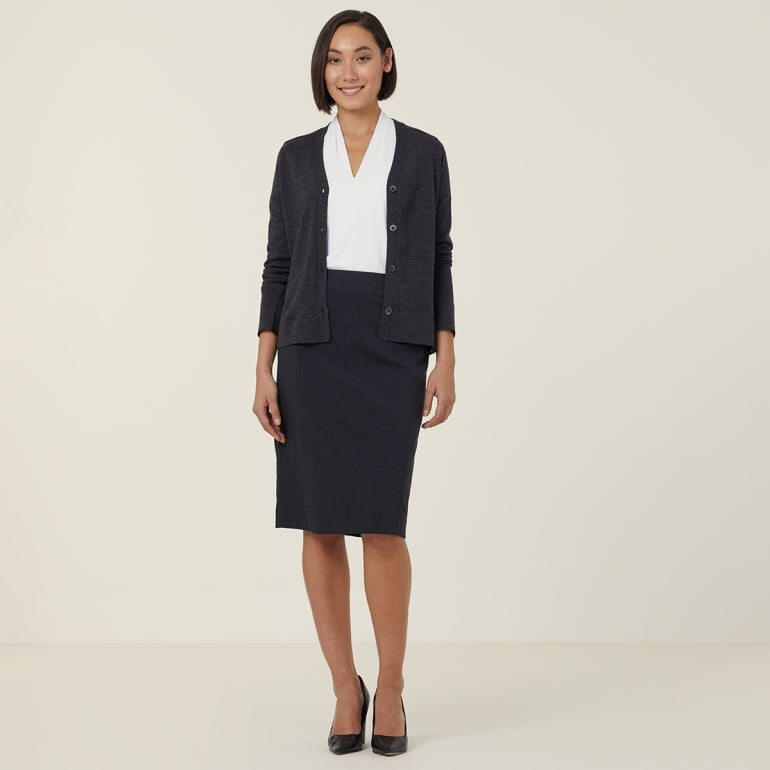NNT CAT518 Pure Wool V-Neck Cardigan
