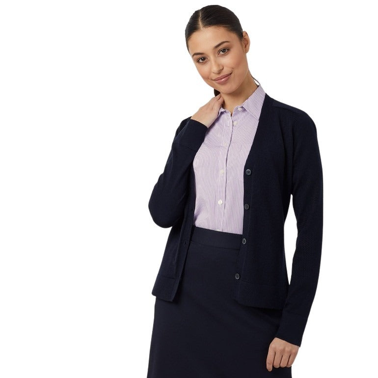 NNT CAT518 Pure Wool V-Neck Cardigan