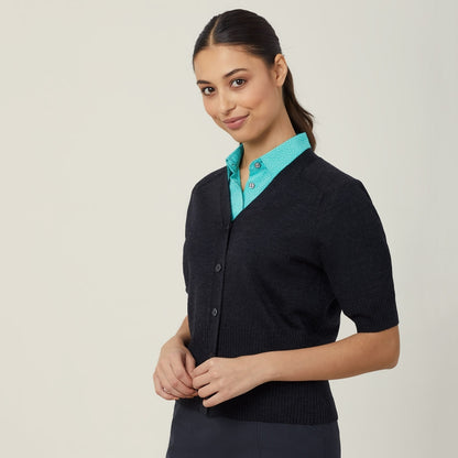 NNT CAT5CK Wool Rich Short Sleeve Cardigan