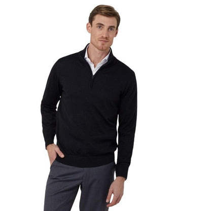NNT CATE37 Long Sleeve Zip Neck Jumper