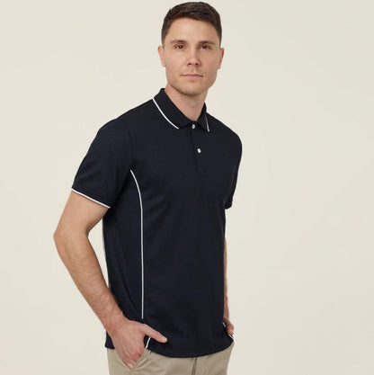 NNT CATJA2 Antibacterial Polyface Short Sleeve Tipped Polo