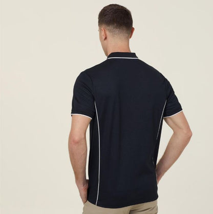 NNT CATJA2 Antibacterial Polyface Short Sleeve Tipped Polo