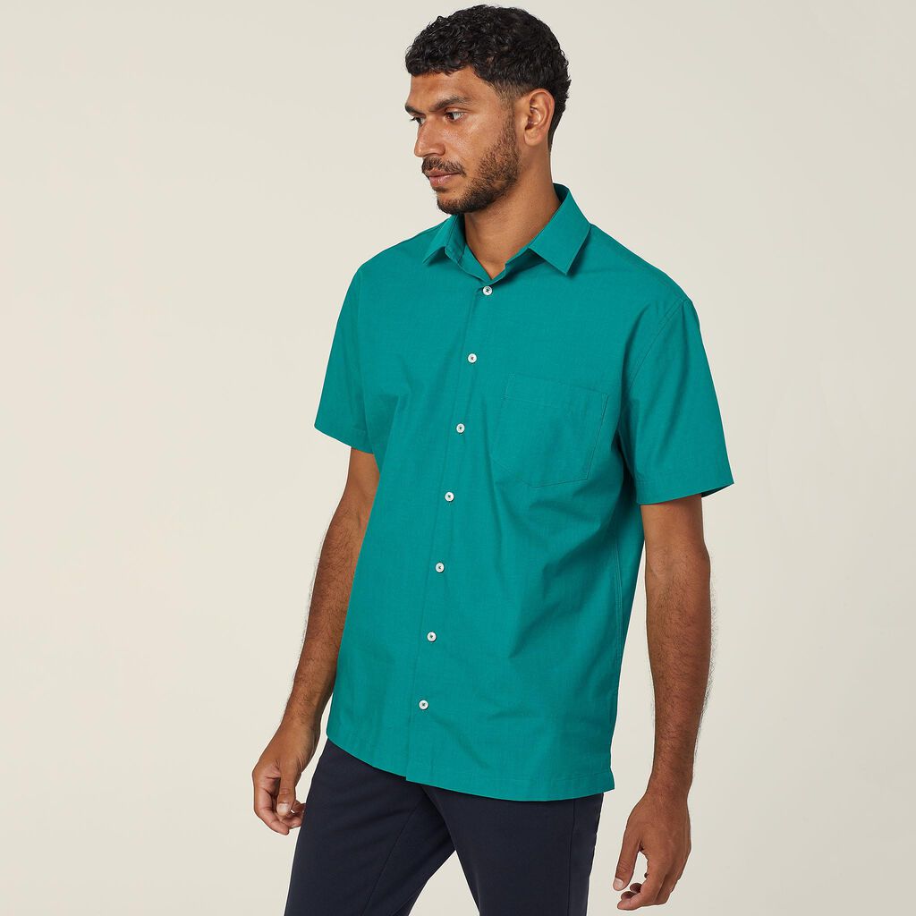 NNT CATJB7 Textured Mens Short Sleeve Shirt