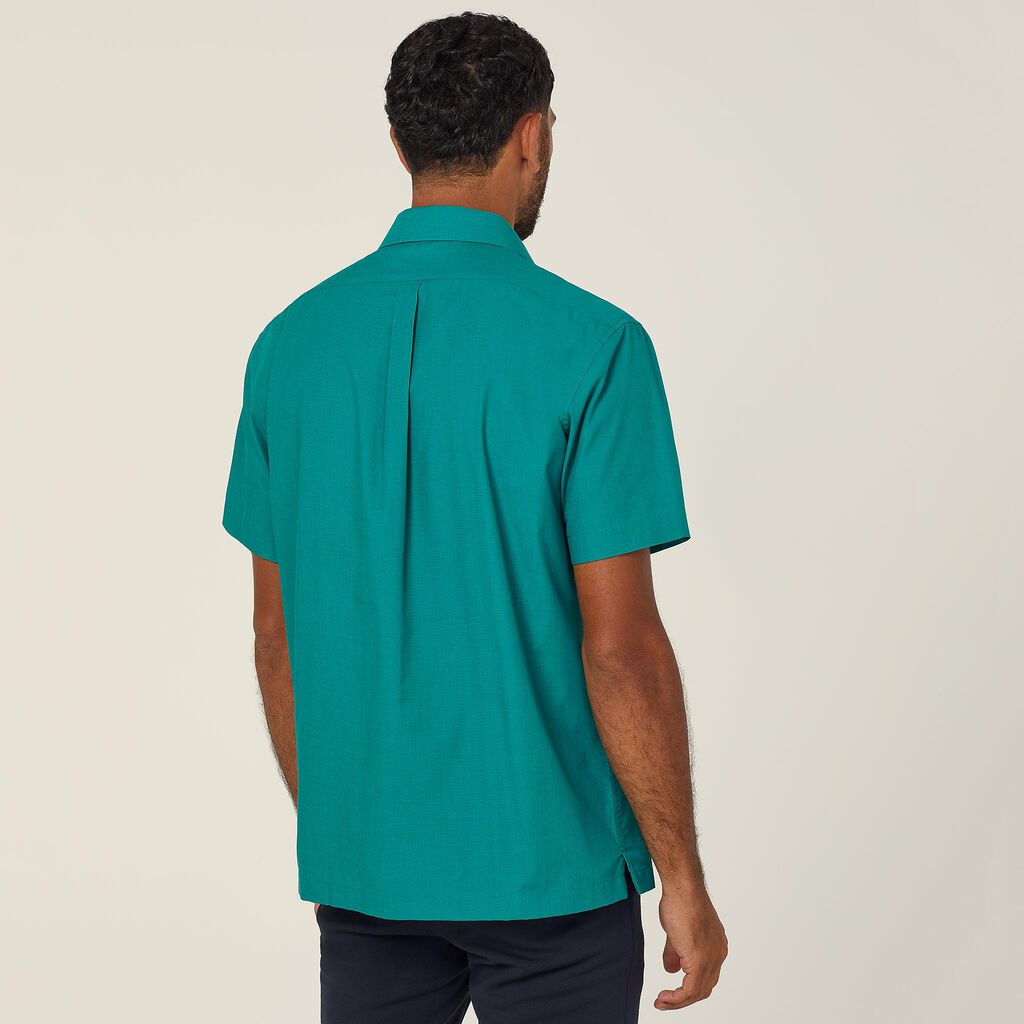 NNT CATJB7 Textured Mens Short Sleeve Shirt