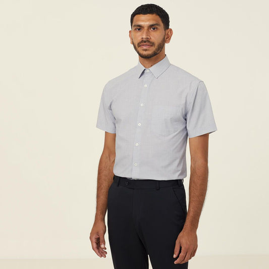 NNT CATJB7 Textured Mens Short Sleeve Shirt