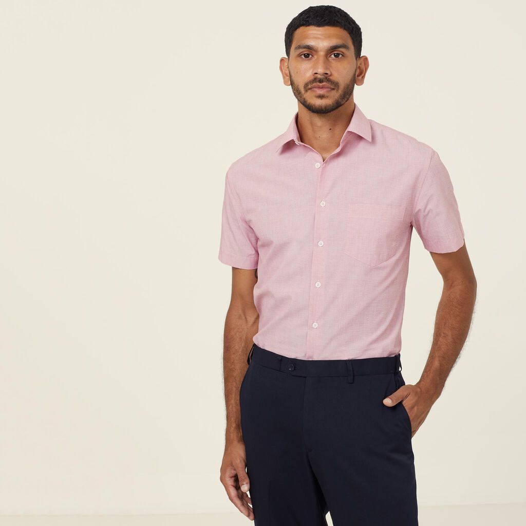 NNT CATJB7 Textured Mens Short Sleeve Shirt