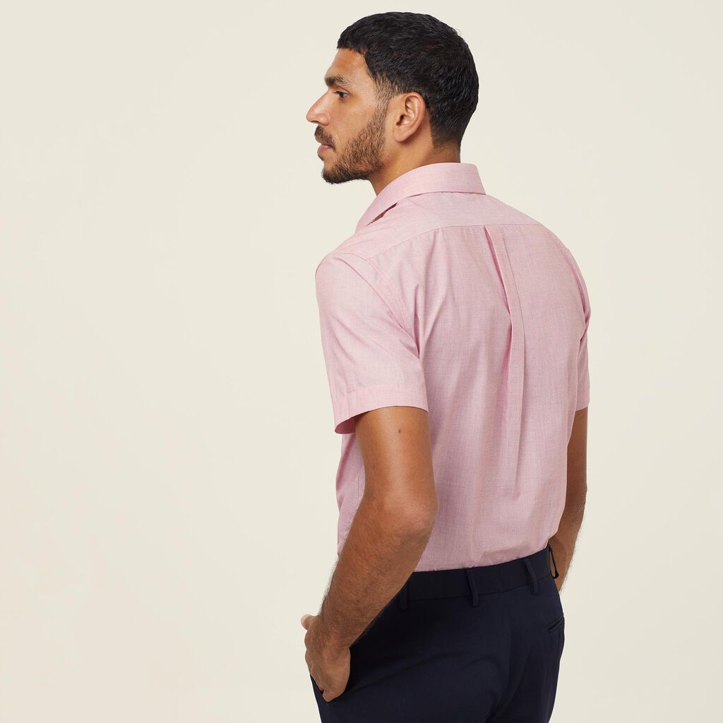 NNT CATJB7 Textured Mens Short Sleeve Shirt