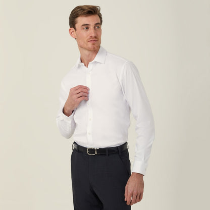 NNT CATJCB Stretch Textured Twill Long Sleeve Shirt