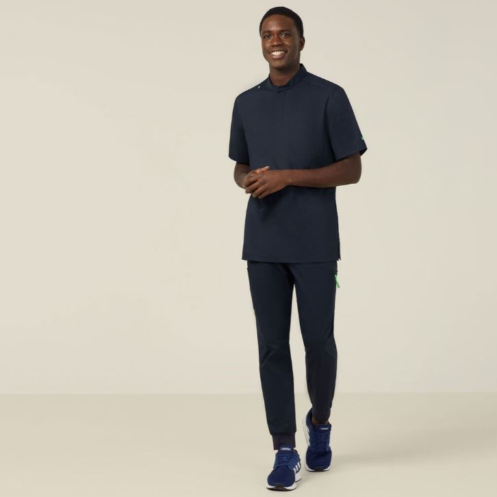 NNT CATRFN Next-Gen Antibacterial Active Doherty Mandarin Collar Scrub Top