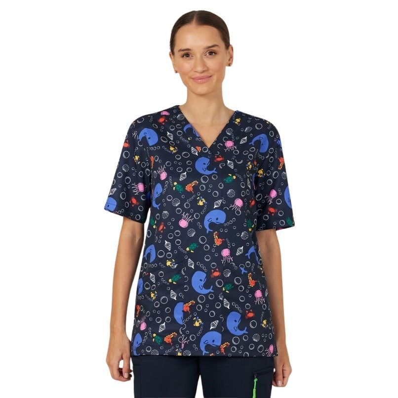 NNT CATRFW Under the Sea Scrub Top