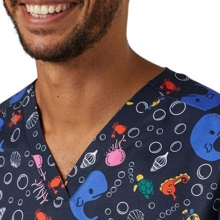 NNT CATRFW Under the Sea Scrub Top