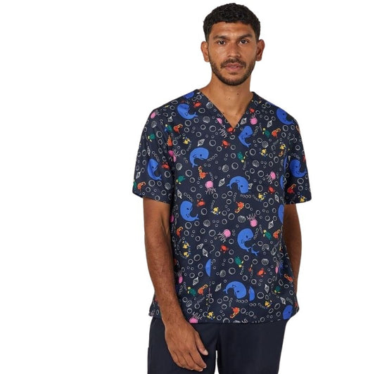 NNT CATRFW Under the Sea Scrub Top