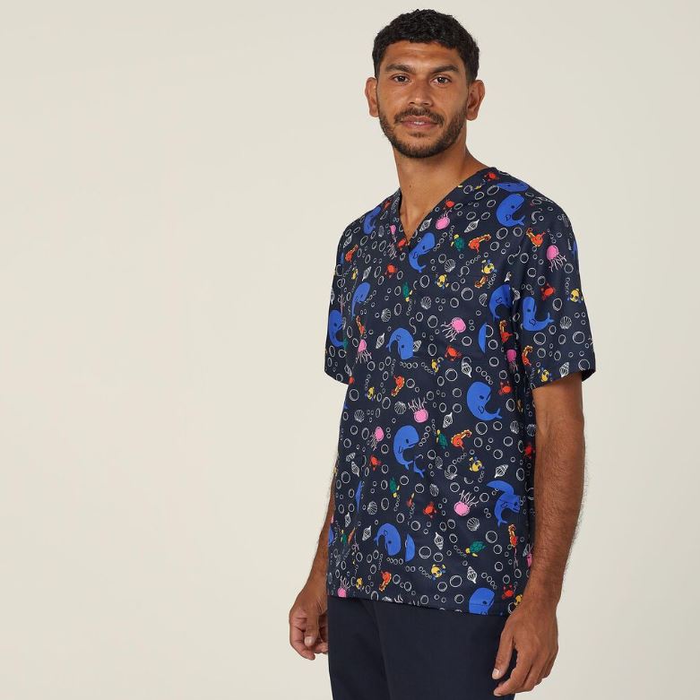NNT CATRFW-MDN Under the Sea Scrub Top