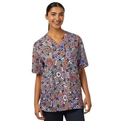 NNT CATRG9 Unisex Water Dreaming Scrub Top