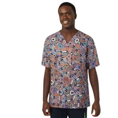 NNT CATRG9 Unisex Water Dreaming Scrub Top