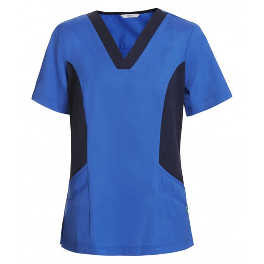 NNT CATU5B DISCONTINUED V-Neck Contrast Scrub Top