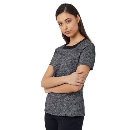 NNT CATUDG Textured Tweed Shell Top