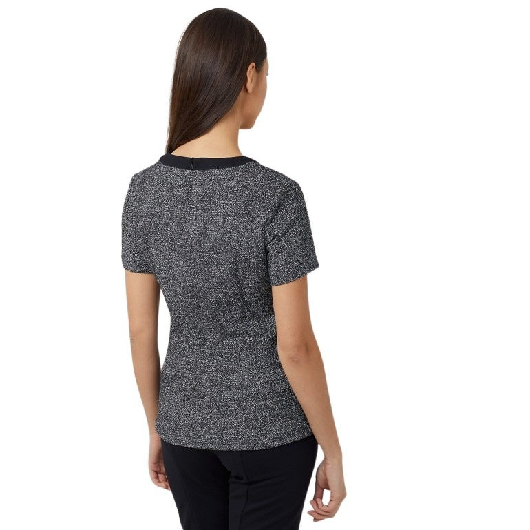 NNT CATUDG Textured Tweed Shell Top