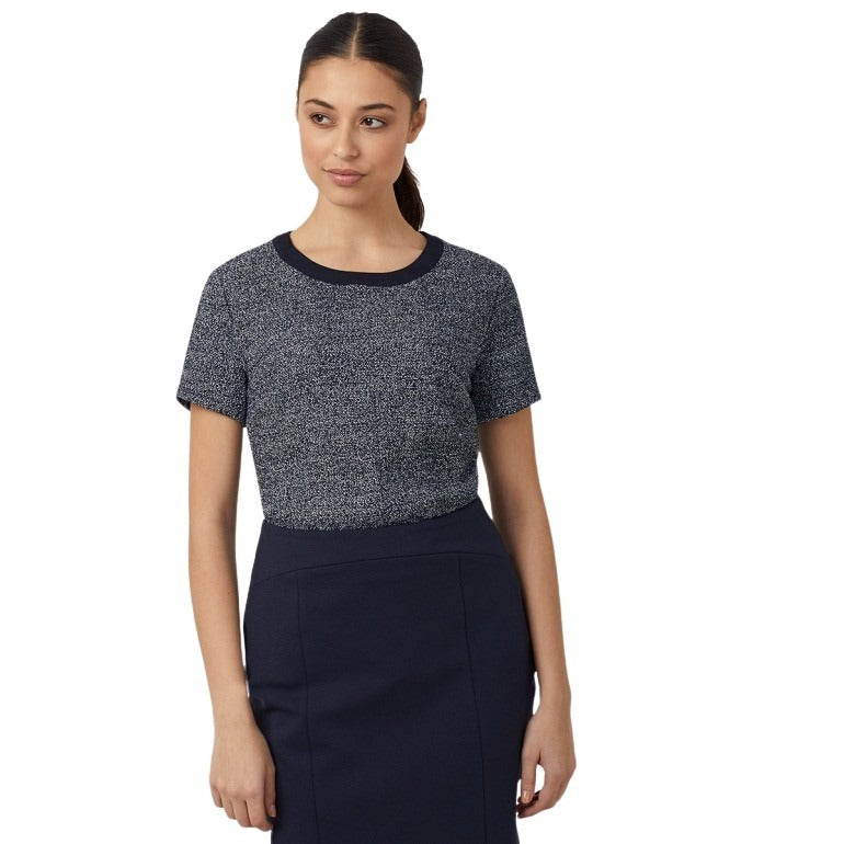 NNT CATUDG Textured Tweed Shell Top