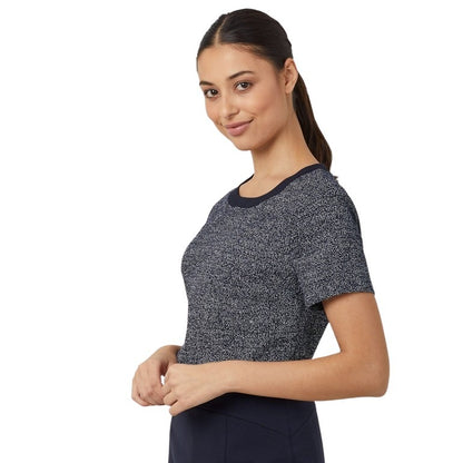 NNT CATUDG Textured Tweed Shell Top
