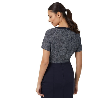 NNT CATUDG Textured Tweed Shell Top
